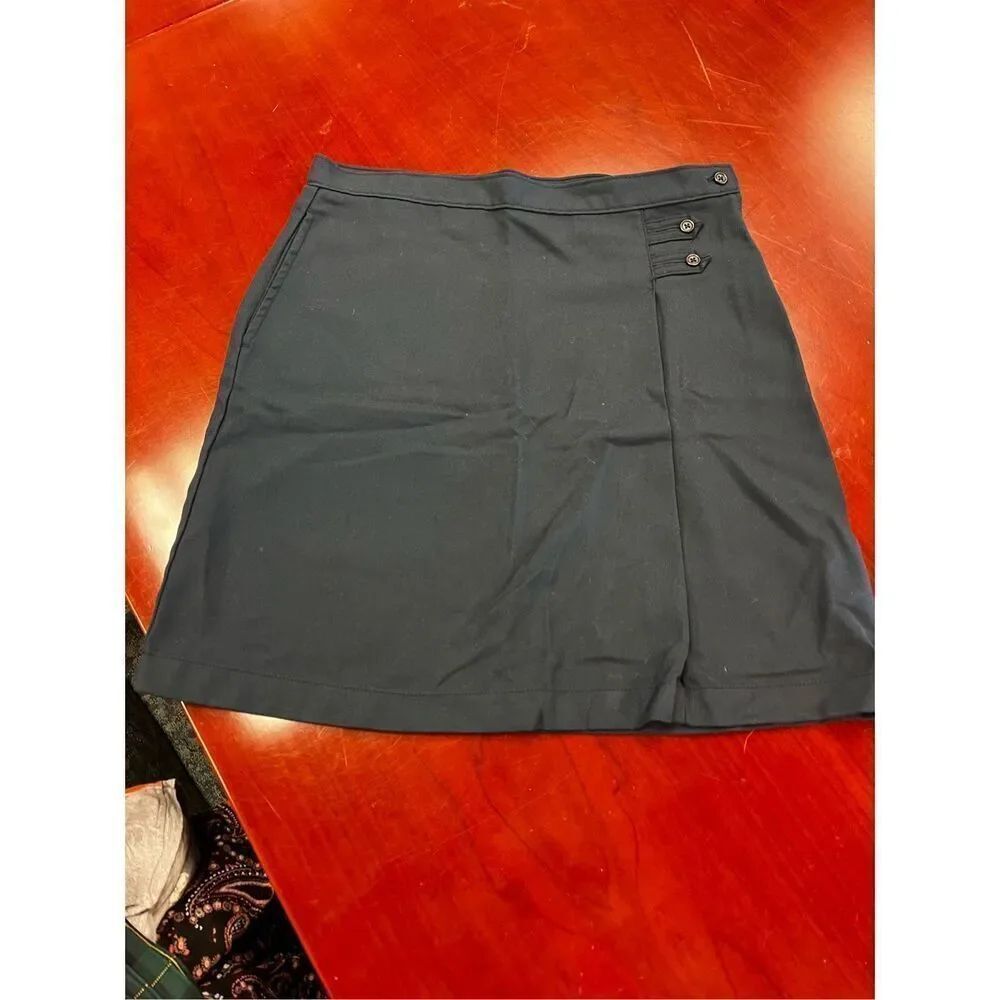 Lands End Navy Uniform Skirt sz 5 EUC